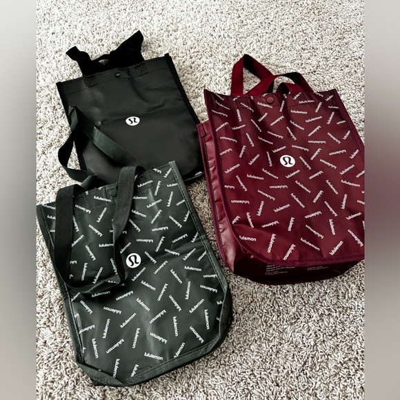 3 Of Lululemon Small Reusable Bags - Picture 1 of 10